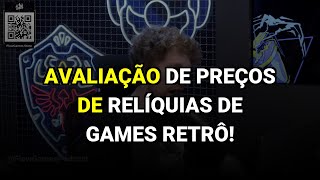 Avaliação de preços de relíquias de games retrô!