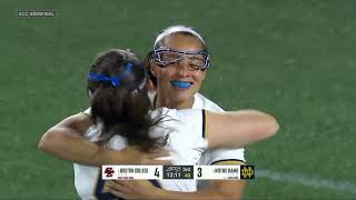 Boston College vs Notre Dame | ACC Tournament Semifinal | Women's Lacrosse Highlights