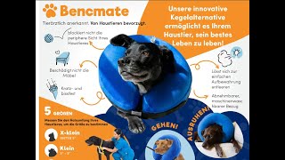 Bencmate Aufblasbare Halskrause für Hunde & Katzen, Hundekragen Leckschutz Hund für Genesung nach