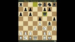 Ruy lopez opening #chess #kingsacrifice #Ruylopez #chesstraps #chesstrick #opening #openingtraps