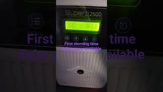 How much  Ampere generate in first morning time#solarsystem  #viral #morning