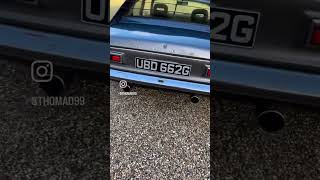 Ford Capri mk1 1969 v8 conversion , cold day startup and look around