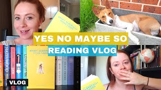 YA unhaul, emojis in books + Yes No Maybe So l SPOILER FREE READING VLOG