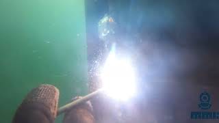 VERTICAL UP ROOT WELD UNDERWATER