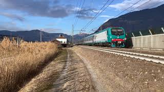 I TRENI DELLA BRENNERO IN 4K. Laives (BZ), 11.02.23 #treno #trenomerci #güterzug