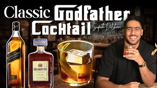 God father cocktail | how to make classic god father cocktail | god father එකක් හදමු