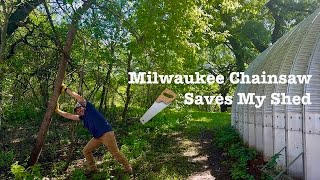 Milwaukee Chainsaw Saves My Shed