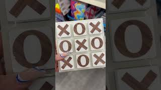 TIC TAC TOE… WOW…. $1.25 #dollartree #tictactoe #shopping #gift