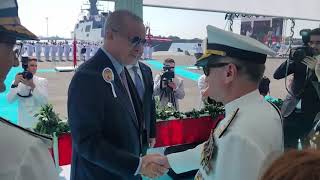 Turkish President Tayyip Erdogan And Chief Of The Naval Staff Admiral Zafar Mahmood Abbasi