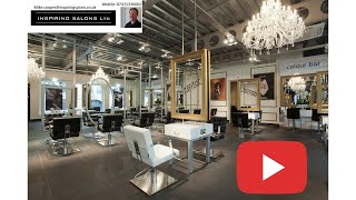 Retail Salon Sales via media screens: An Inspiring Salons Fly Through Video