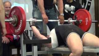 WPC Bench Press World Record Attempt Anna Karrila 132,5 kg @ 90 kg