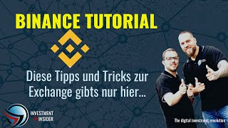 Binance Tutorial 2021 - HIER bekommst du die besten Tipps und Tricks !