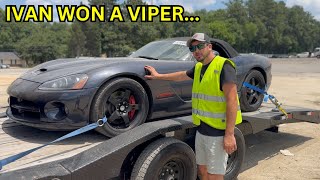 IVAN BIDS ON A SALVAGE DODGE VIPER, CAN HE TAKE IT HOME