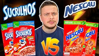 SUCRILHOS OU NESCAU - QUAL É O MELHOR CEREAL??