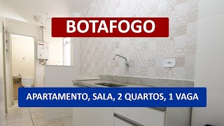 AP1332 - Botafogo, apartamento, sala, 2 quartos (1 suíte), 1 vaga de garagem