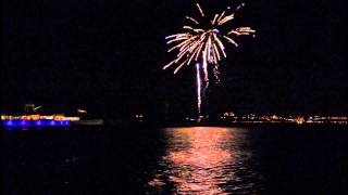 Haven Hotel Sandbanks Wedding Fireworks