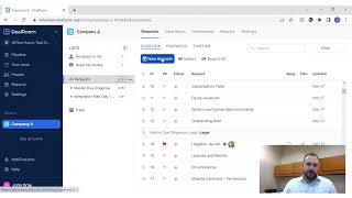 Overview of the Requests Tab in DealRoom