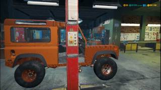 car mechanic simulator 2018 - СОБИРАЕМ Land Rover Defender