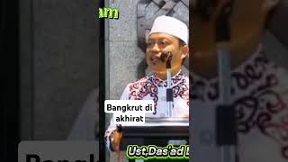 BANGKRUT DIAKHIRAT(Ust,Das'ad Latif#shorts#belajarhijrah #ngajibareng