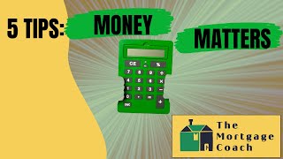 Money Matters: What you need to know !!!