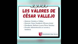 LOS VALORES DE VALLEJO - UCV