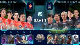 DNS Hammersonic vs Aura Blaze GAME 3 | MDL ID S7 Week 5 Day 3 | Regular Season