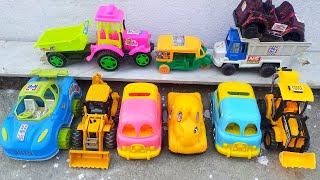 बच्चों ! देखो देखो aaj mini tractors ne kese truck ko कीचड़ se बाहर निकाला | Golu Toys