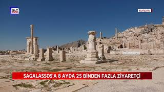 SAGALASSOS'A 8 AYDA 25 BİNDEN FAZLA ZİYARETÇİ