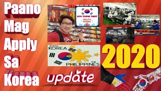 Paano Mag Apply Sa Korea (update 2020)