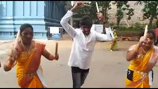 tiktok durgarao kolatam in simhachalam temple