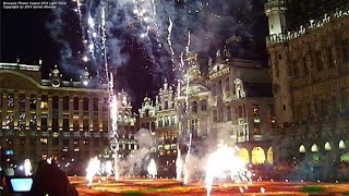 [HD] Brussels Flower Carpet 2014, Night Light Show