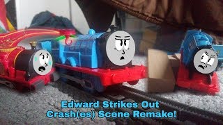 Thomas and Friends | Edward Strikes Out Crash Scene Remake! (Trackmaster, TOMY, Plarail)