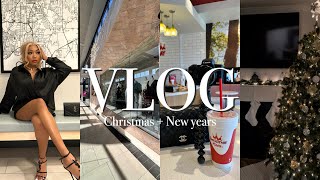 VLOG: GUESS WHO’S BACK? SPEND CHRISTMAS & BRING IN THE NEW YEAR WITH ME!🤍| Shalaya Dae