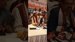 Hon"ble Retd Justice Sri V. Eshwariah speaking at the B.C Intellectual Forum Meet.(1)