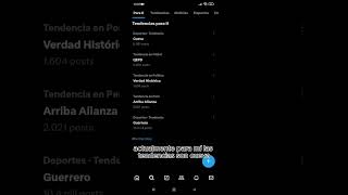 TENDENCIAS EN TWITTER  #twitter #Tendencias #aprende