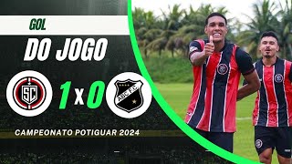 SANTA CRUZ DE NATAL 1 × 0 ABC GOL CAMPEONATO POTIGUAR 2024