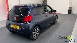 2015 Citroen C1FLAIR PURETECH 1.0L Petrol Manual 3dr