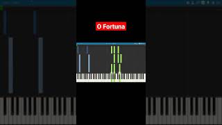 O Fortuna (From Carmina Burana) - Carl Orff Piano Tutorial (Synthesia)