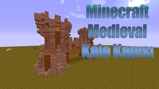 Minecraft Medieval Kale Kapısı Yapimi-EkalGaming