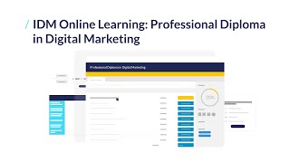 The IDM Professional Diploma in Digital Marketing