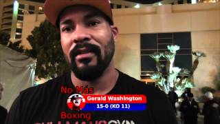 Gerald Washington talks to No Mas Boxing