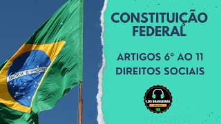 CONSTITUIÇÃO FEDERAL - ARTIGOS 6º AO 11 - DIREITOS SOCIAIS