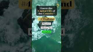 Guess the Capital City of the Country? | Hard Level | Geography Quiz # 13 #geographic #education