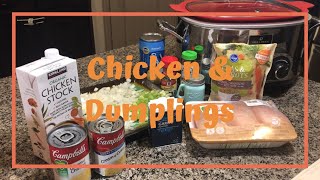 Chicken & Dumplings|Crockpot| Crocktober  Collab 2018| Vlogtober Day 1