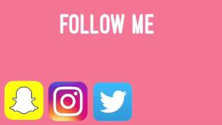 Follow all my social media 😁