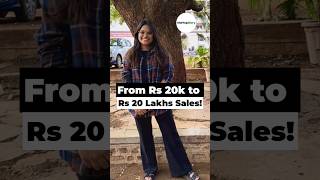 From a law student to Instapreneur: Turning Rs 20k into Rs 20 Lakhs! 🚀 #startupstory