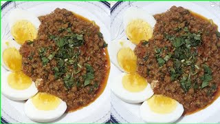 Spicy Qima aur Andy easy recipe boht e mazedar