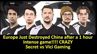 Secret vs VG Game 1 Europe vs China Dota 2 WePlay AniMajors