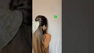 Cute ribbon hairstyle ✅#hairstyletutorial #shortsvideo #exploreshorts #ribbonhairbow