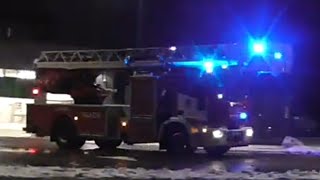 *300 SUBSCRIBERS SPECIAL* Annelinna ladder 1 responding from station